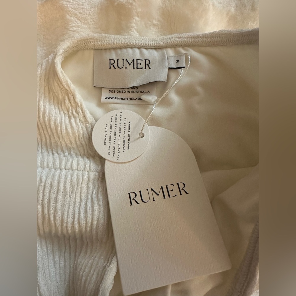 Rumer the label white strapless swimsuit- M - Picture 8 of 12